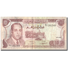Banknote, Morocco, 10 Dirhams, 1970, 1970, KM:57a, VF(20-25)