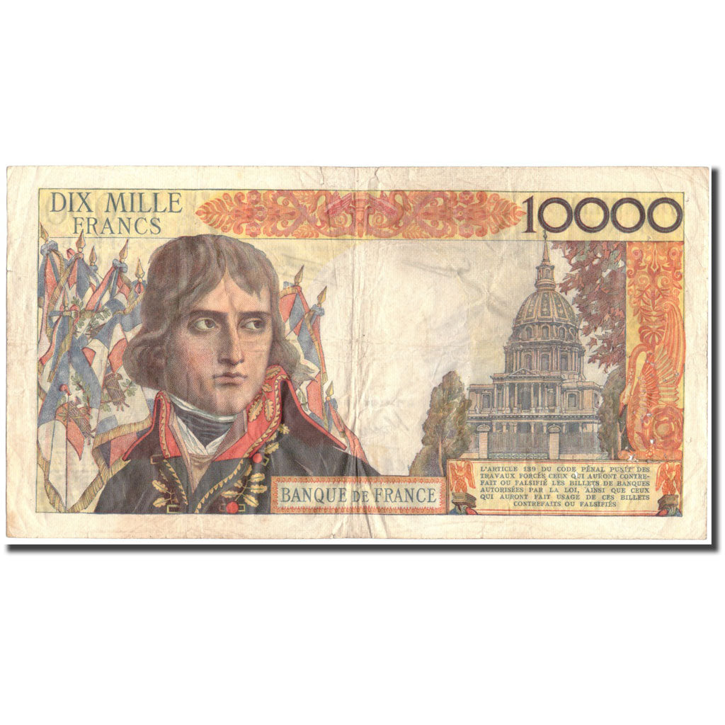 Frankreich, 10,000 Francs, 10 000 F 1955-1958 ''Bonaparte'', 1958, 1958-06-05