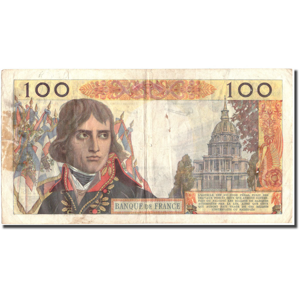 Francia, 100 Nouveaux Francs, 100 NF 1959-1964 ''Bonaparte'', 1961, 1961-05-04