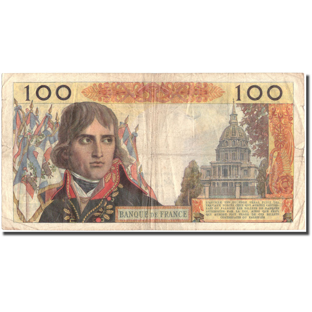 France, 100 Nouveaux Francs, 100 NF 1959-1964 ''Bonaparte'', 1962, 1962-03-01