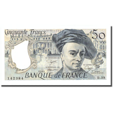 France, 50 Francs, 50 F 1976-1992 ''Quentin de La Tour'', 1984, 1984, UNC(63)