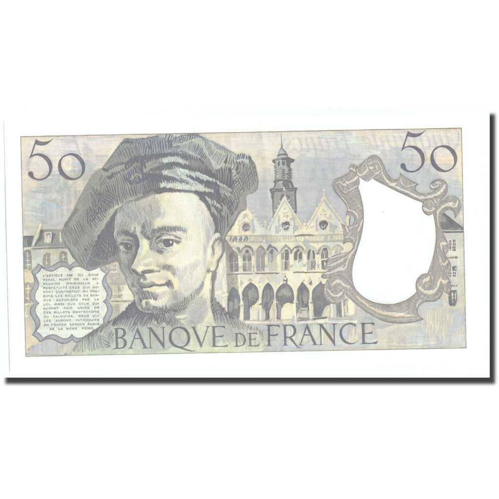 France, 50 Francs, 50 F 1976-1992 ''Quentin de La Tour'', 1984, 1984, UNC(63)