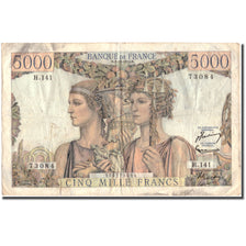 France, 5000 Francs, 5 000 F 1949-1957 ''Terre et Mer'', 1953, 1953-12-03