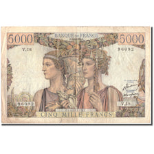 Frankreich, 5000 Francs, 5 000 F 1949-1957 ''Terre et Mer'', 1949, 1949-03-10