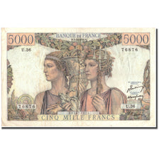 France, 5000 Francs, 5 000 F 1949-1957 ''Terre et Mer'', 1949, 1949-11-03