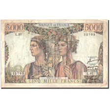 France, 5000 Francs, 5 000 F 1949-1957 ''Terre et Mer'', 1949, 1949-11-03