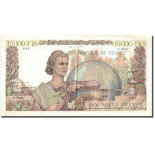 Frankreich, 10,000 Francs, 10 000 F 1945-1956 ''Génie Français'', 1952