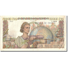 France, 10,000 Francs, 10 000 F 1945-1956 ''Génie Français'', 1956