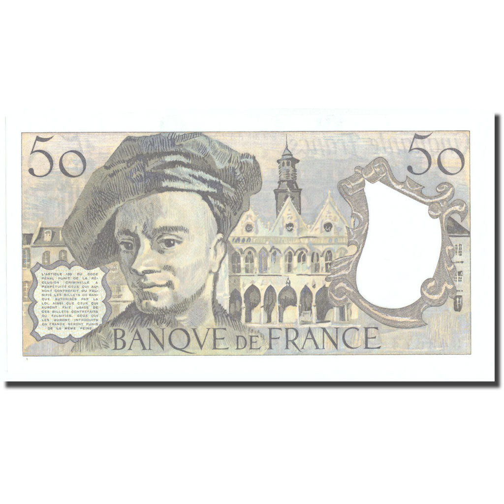 Francia, 50 Francs, 50 F 1976-1992 ''Quentin de La Tour'', 1983, 1983, FDS