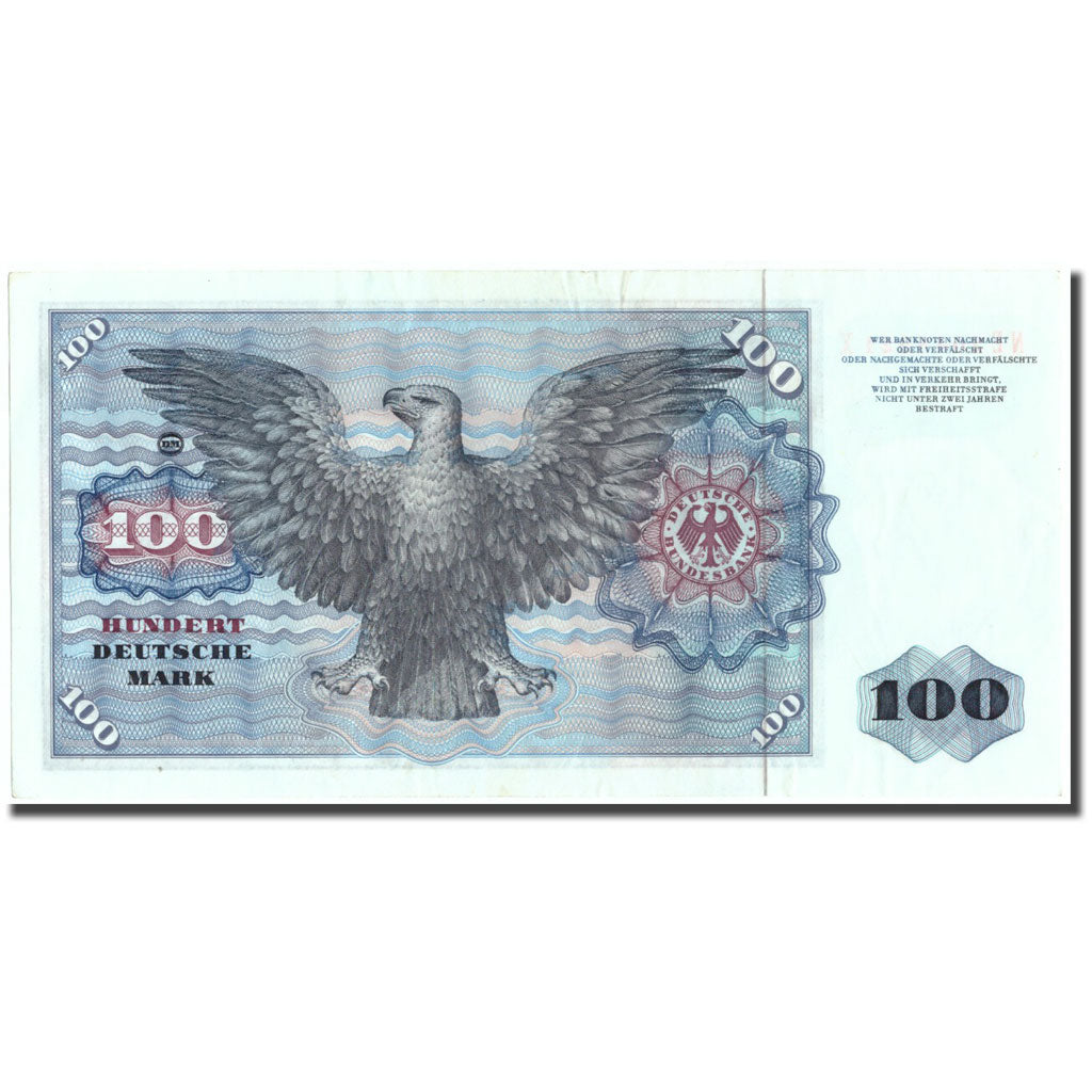 Banknote, GERMANY - FEDERAL REPUBLIC, 100 Deutsche Mark, 1970, 1970-01-02