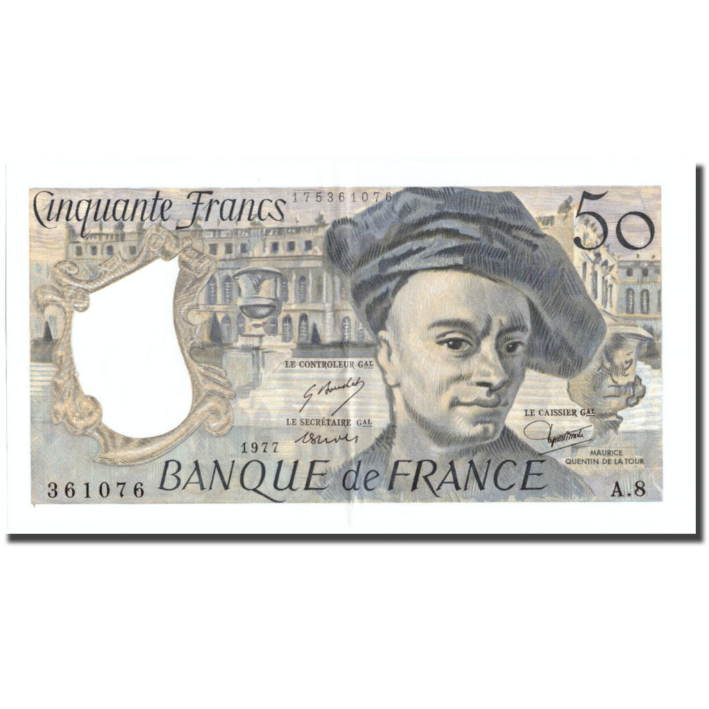Frankreich, 50 Francs, 50 F 1976-1992 ''Quentin de La Tour'', 1977, 1977, SS