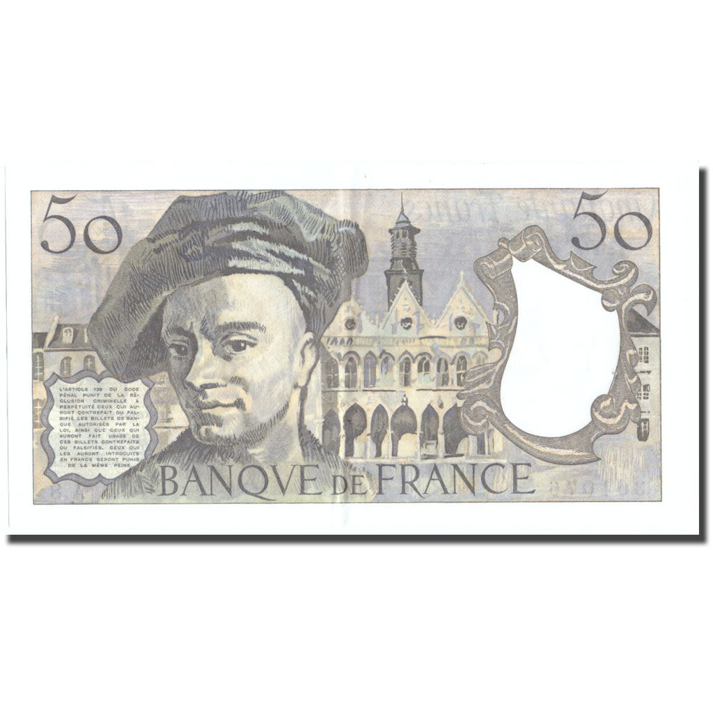 Frankreich, 50 Francs, 50 F 1976-1992 ''Quentin de La Tour'', 1977, 1977, SS