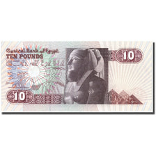 Billet, Égypte, 10 Pounds, 1978-2000, KM:51, SPL+