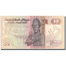 Banknot, Egipt, 50 Piastres, 1981-1983, KM:55, UNC(63)