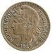 Togo, 2 Francs, 1925, AU(50-53), Aluminium-Bronze, Lecompte #15, 10.00