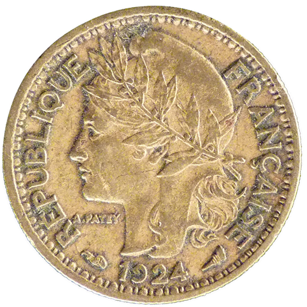 Togo, 50 Centimes, 1924, EF(40-45), Aluminium-Bronze, Lecompte #7, 2.50