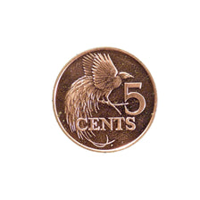 TRINIDAD & TOBAGO, 5 Cents, 1975, Franklin Mint, KM #26, MS(65-70), Bronze,...