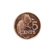 TRINIDAD & TOBAGO, 5 Cents, 1975, Franklin Mint, KM #26, MS(65-70), Bronze,...
