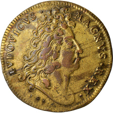France, Token, Louis XIV, Fert Unus Onus, History, VF(20-25), Copper