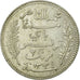 Monnaie, Tunisie, Muhammad al-Nasir Bey, 2 Francs, 1915, Paris, TTB+, Argent