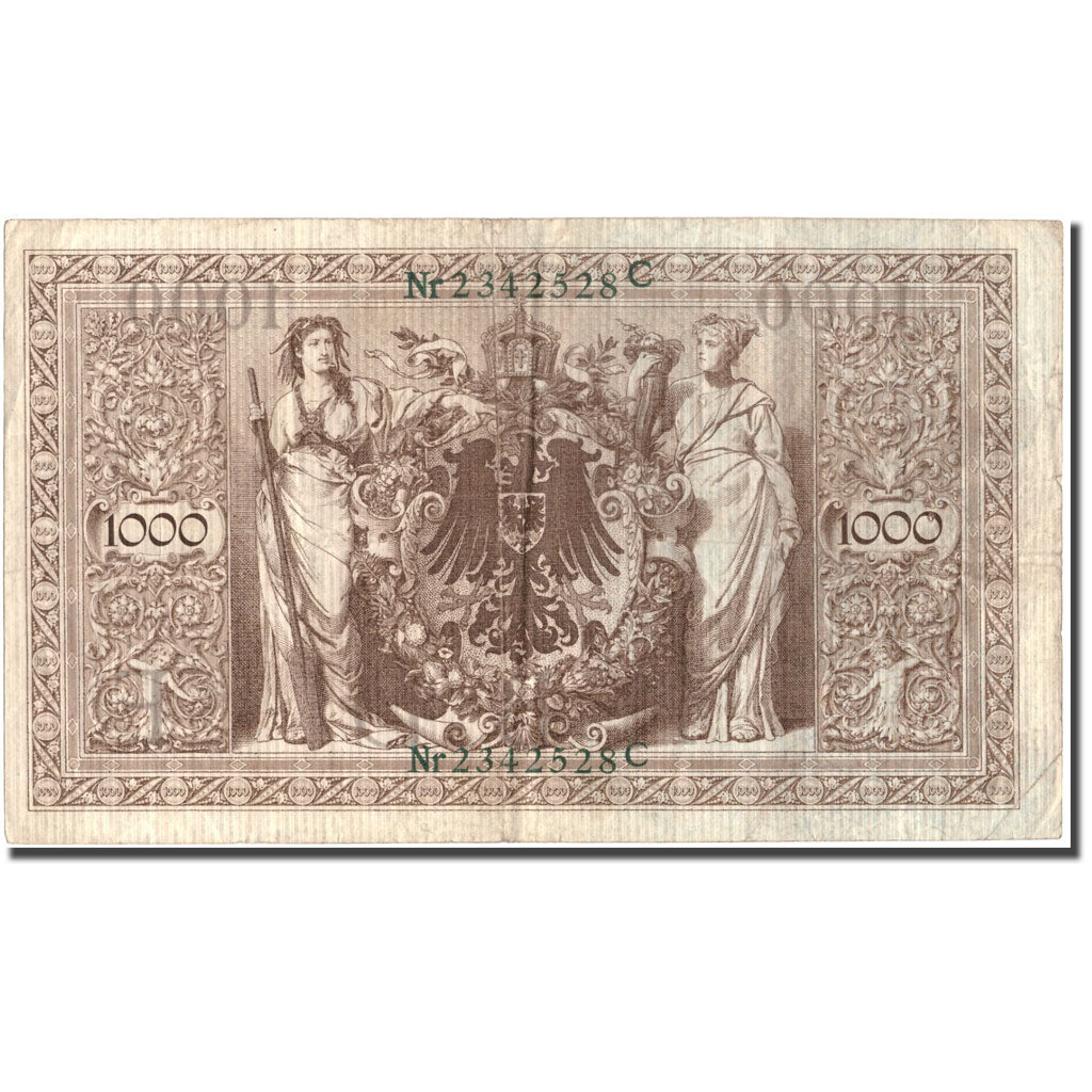 Banknote, Germany, 1000 Mark, 1910, 1910-04-21, KM:45b, VF(30-35)
