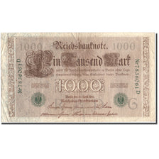 Banknote, Germany, 1000 Mark, 1910, 1910-04-21, KM:45b, VF(30-35)