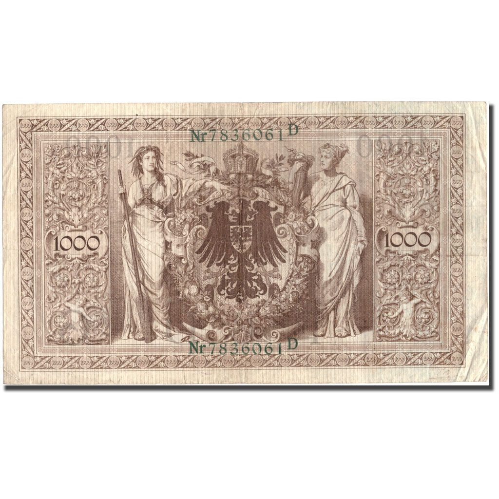 Banknote, Germany, 1000 Mark, 1910, 1910-04-21, KM:45b, VF(30-35)