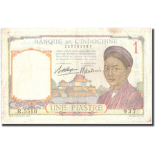 Biljet, FRANS INDO-CHINA, 1 Piastre, Undated (1932-1939), KM:54b, TTB