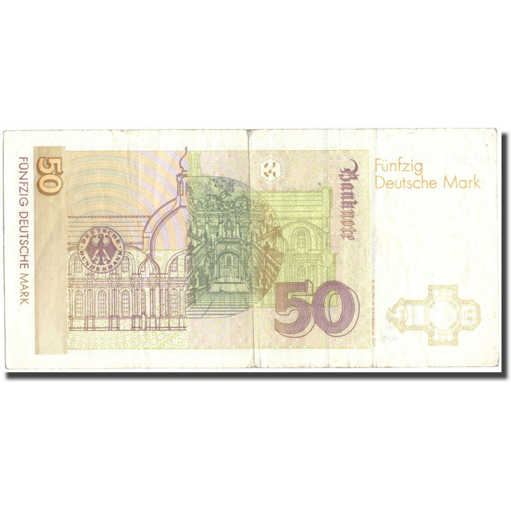 Banknote, GERMANY - FEDERAL REPUBLIC, 50 Deutsche Mark, 1996, 1996-01-02, KM:45