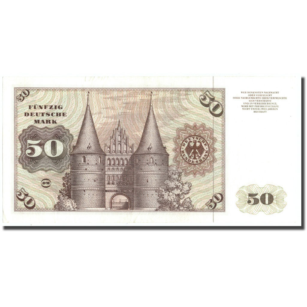 Banknote, GERMANY - FEDERAL REPUBLIC, 50 Deutsche Mark, 1977, 1977-06-01