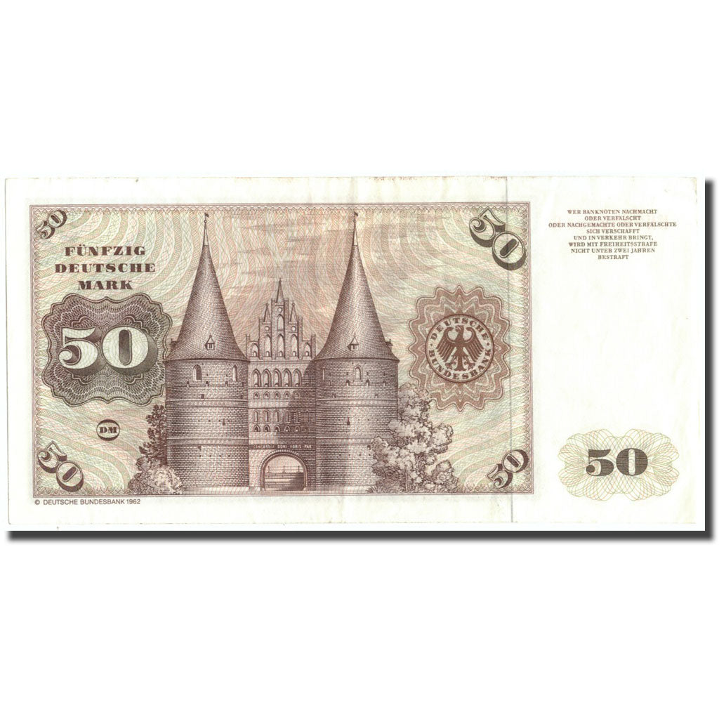 Banknote, GERMANY - FEDERAL REPUBLIC, 50 Deutsche Mark, 1980, 1980-01-02