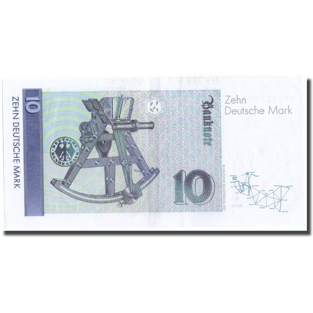 Geldschein, Bundesrepublik Deutschland, 10 Deutsche Mark, 1993, 1993-10-01