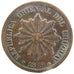 Uruguay, 2 Centesimos, 1869, Heaton, KM #12, EF(40-45), Bronze, 29.9, 9.90