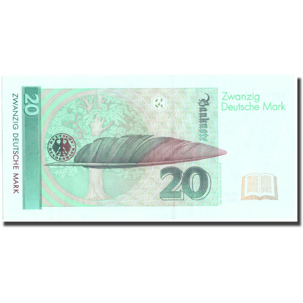 Banknote, GERMANY - FEDERAL REPUBLIC, 20 Deutsche Mark, 1991, 1991-08-01
