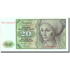 Banknote, GERMANY - FEDERAL REPUBLIC, 20 Deutsche Mark, 1977, 1977-06-01