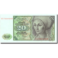 Banknote, GERMANY - FEDERAL REPUBLIC, 20 Deutsche Mark, 1980, 1980-01-02