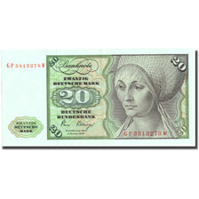 Banknote, GERMANY - FEDERAL REPUBLIC, 20 Deutsche Mark, 1980, 1980-01-02