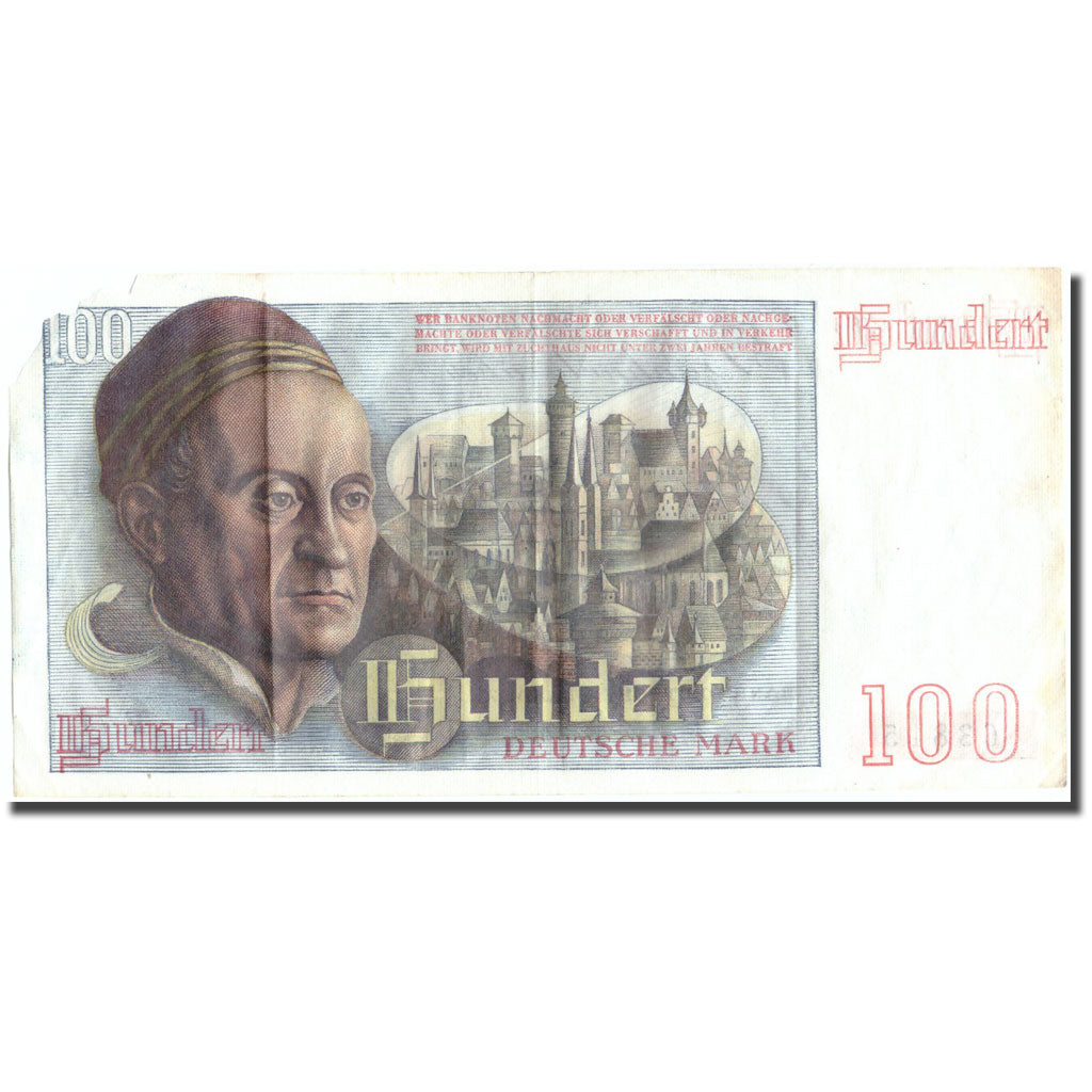Banknote, GERMANY - FEDERAL REPUBLIC, 100 Deutsche Mark, 1948, 1948-12-09