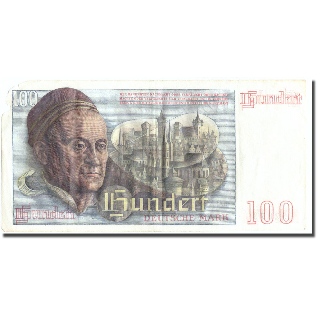 Banknote, GERMANY - FEDERAL REPUBLIC, 100 Deutsche Mark, 1948, 1948-12-09