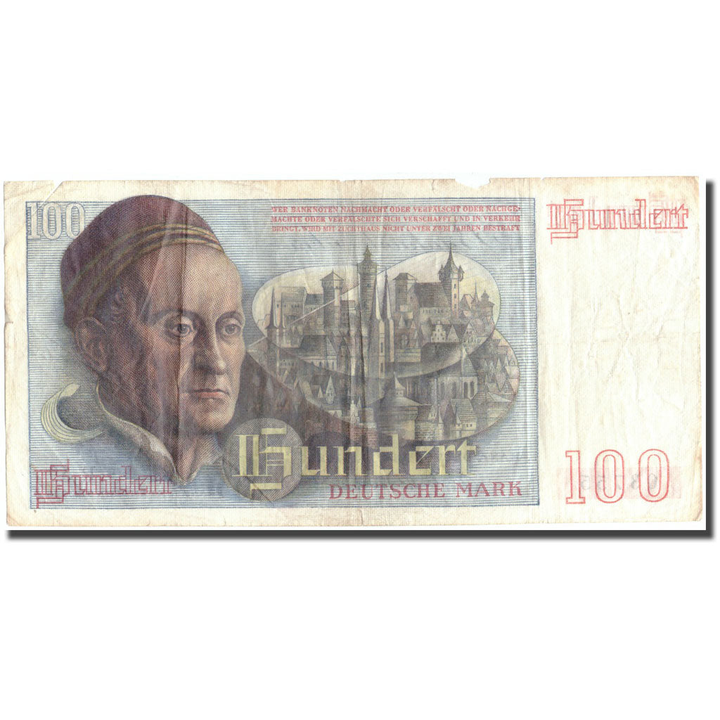 Geldschein, Bundesrepublik Deutschland, 100 Deutsche Mark, 1948, 1948-12-09