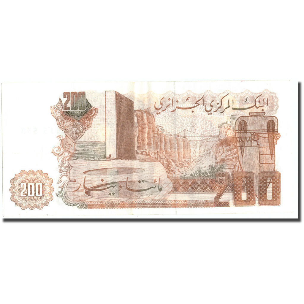 Banknote, Algeria, 200 Dinars, 1983, 1983-03-23, KM:135a, AU(55-58)