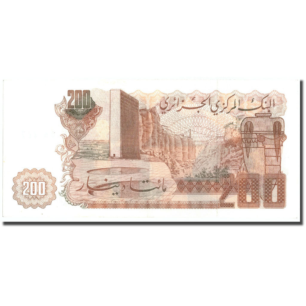 Geldschein, Algeria, 200 Dinars, 1983, 1983-03-23, KM:135a, UNZ