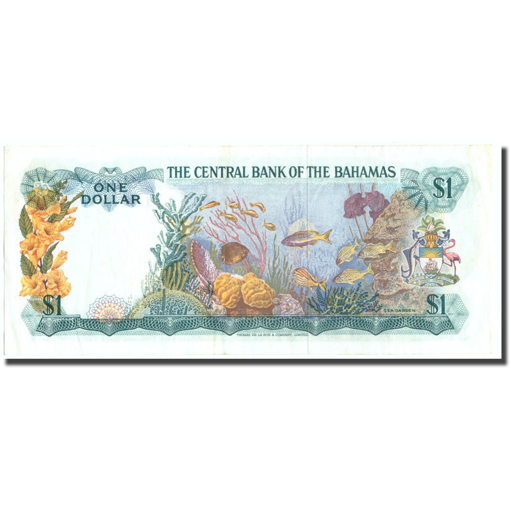 Geldschein, Bahamas, 1 Dollar, 1974, KM:35a, VZ