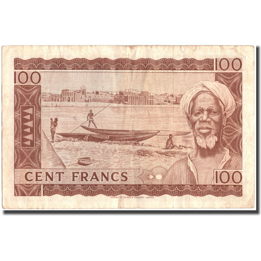 Banknote, Mali, 100 Francs, 1960, 1960-09-22, KM:7a, EF(40-45)