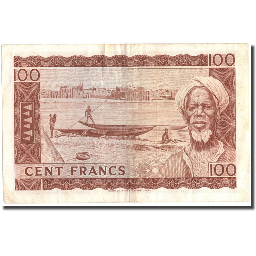Banknote, Mali, 100 Francs, 1960, 1960-09-22, KM:7a, EF(40-45)