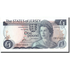 Geldschein, Jersey, 1 Pound, Undated (1976-1988), KM:11a, VZ+
