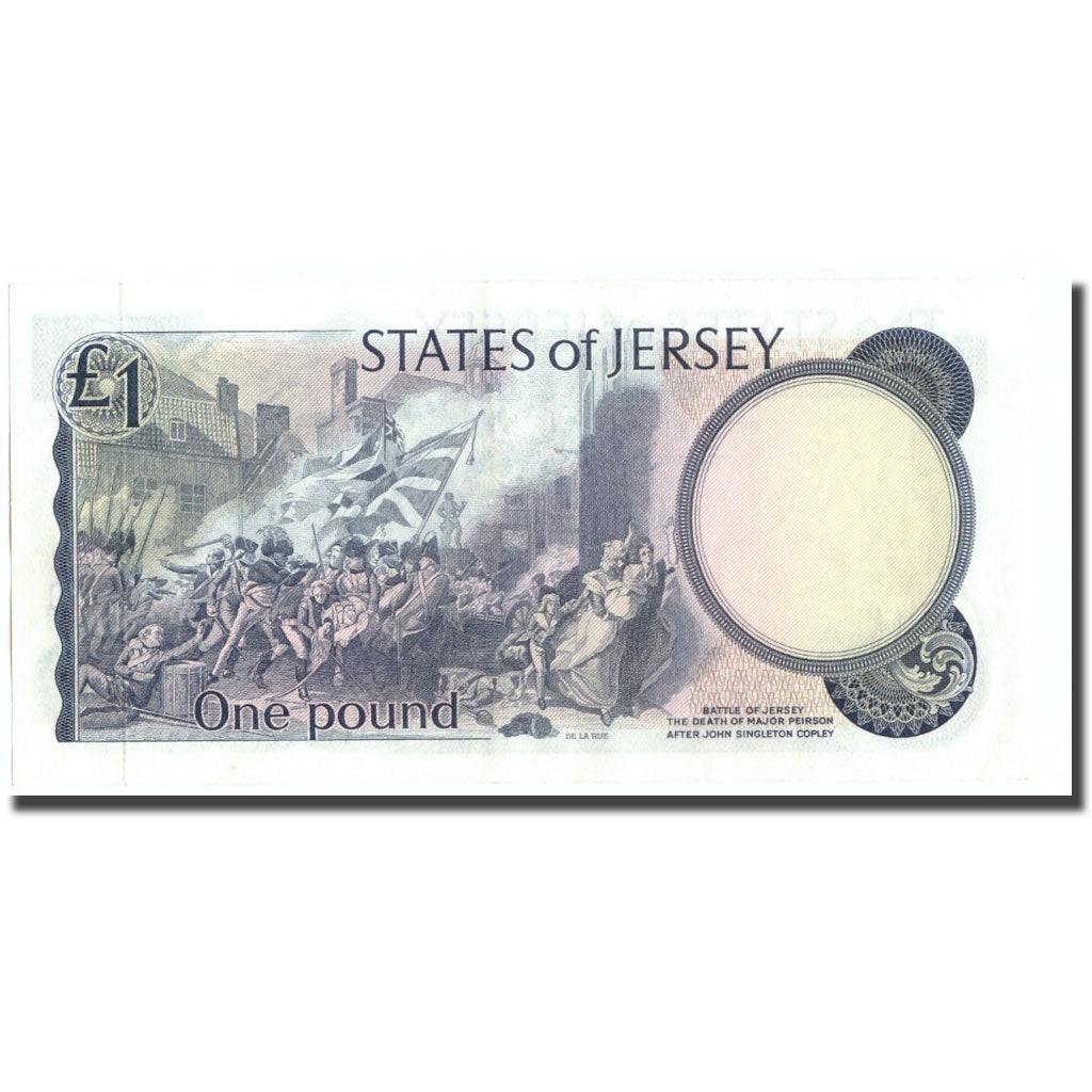 Geldschein, Jersey, 1 Pound, Undated (1976-1988), KM:11a, VZ+