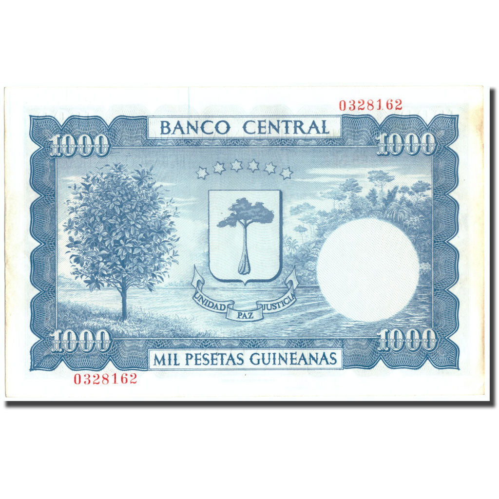 Banknote, Equatorial Guinea, 1000 Pesetas Guineanas, 1969, 1969-10-12, KM:3
