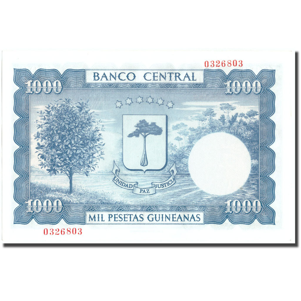 Banknote, Equatorial Guinea, 1000 Pesetas Guineanas, 1969, 1969-10-12, KM:3