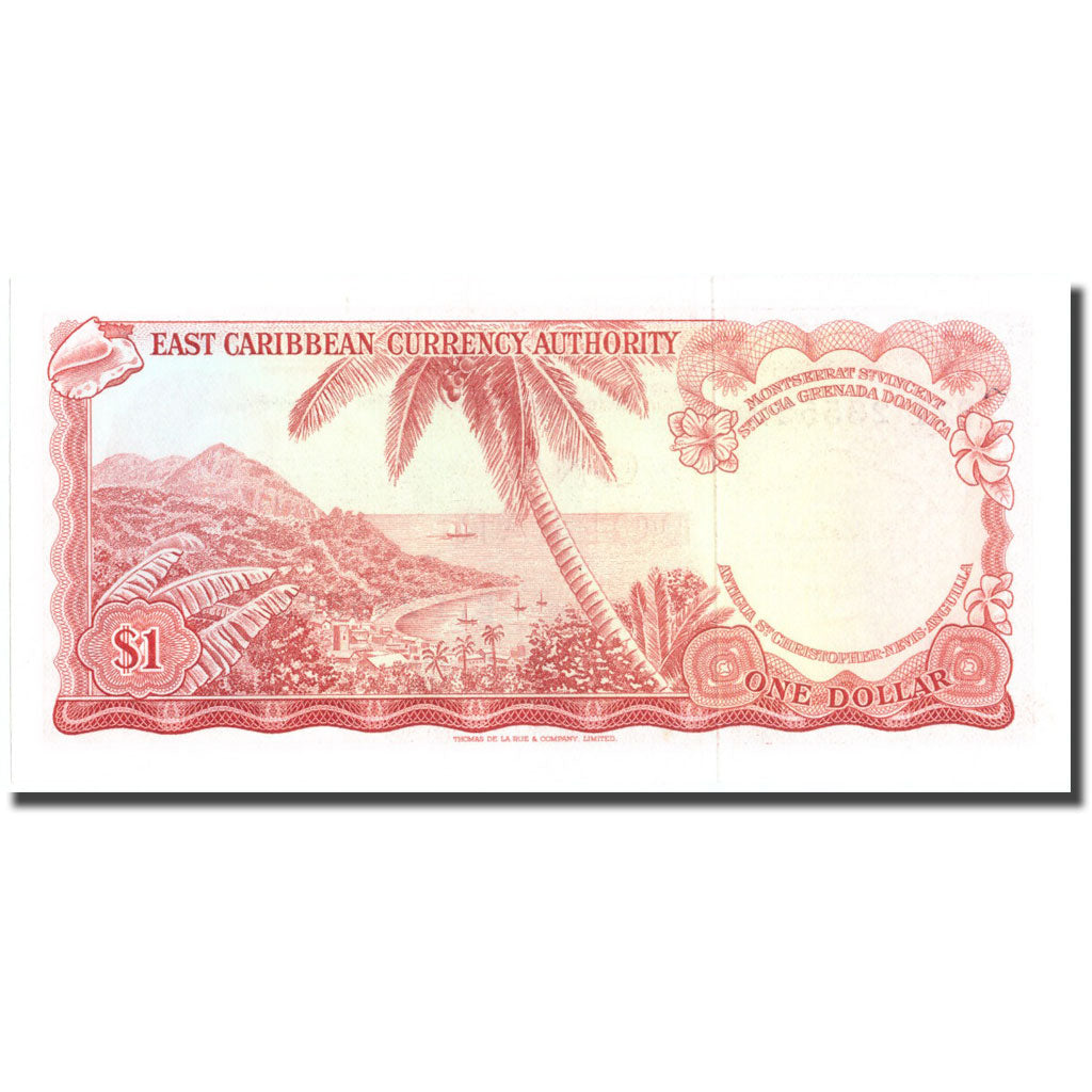 Banknote, East Caribbean States, 1 Dollar, Undated (1965), KM:13f, UNC(65-70)